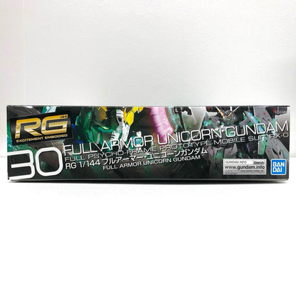 [Used] 1/144 RG RX-0 Full Armor Unicorn Gundam "Mobile Suit Gundam UC" [505586]