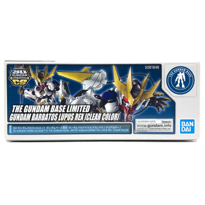 [Used] Mobile Suit Gundam: Iron-Blooded Orphans Figure Gundam Barbatos Lupus Rex SD Gundam Cross Silhouette Gundam Base Limited Clear Color Ver. 5061646 [Figure] [Shikama Store] 
