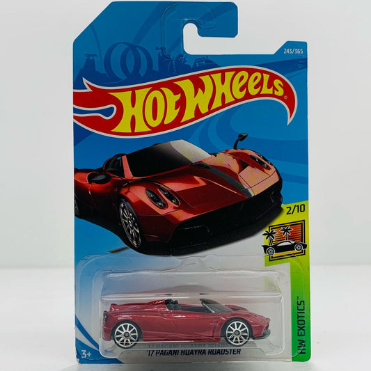 【中古】 1/6417PAGANIHUAYRAROADSTER(レッド×ブラック)「HotWheelsHWEXOTICS」[FJY24-D7C4] ミニカー おもちゃ・玩具 1/6417PAGANIHUAYRAROADSTER(レッド×ブラック) スケール '1/6417【飾磨店】