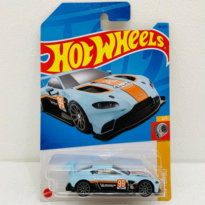 【中古】 1/64ASTONMARTINVANTAGEGTE#99(ライトブルー×オレンジ×ブラック)「HotWheelsHWTURBO」[HKJ37]