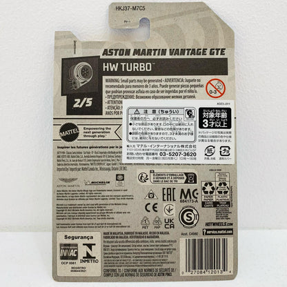 【中古】 1/64ASTONMARTINVANTAGEGTE#99(ライトブルー×オレンジ×ブラック)「HotWheelsHWTURBO」[HKJ37]