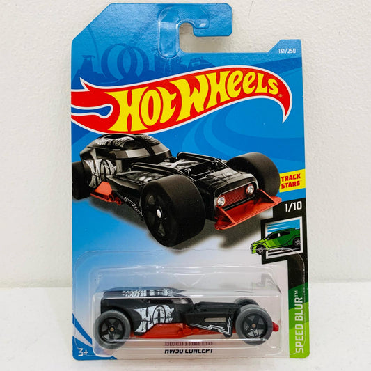 【中古】 1/64HW50CONCEPT(ブラック×レッド)「HotWheelsSPEEDBLUR」[FYD34]