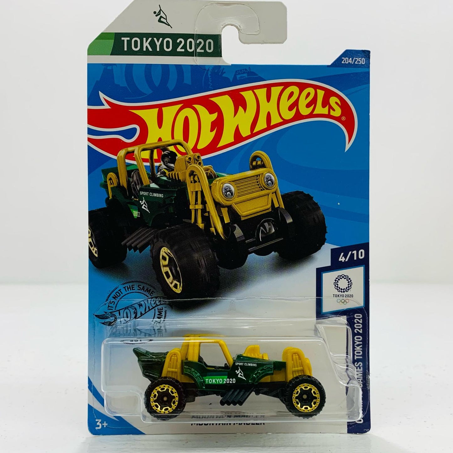 【中古】 1/64MOUNTAINMAULER(イエロー×グリーン)「HotWheelsOLYMPICGAMESTOKYO2020」[GHC94-D7C6] ミニカー おもちゃ・玩具 1/64MOUNTAINMAULER(イエロー×グリーン) スケール '1/64【飾磨店】