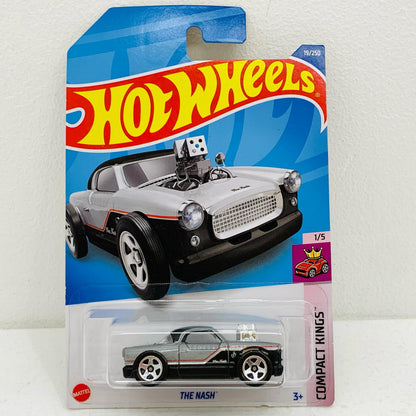 【中古】 1/64THENASH(グレー×ブラック×レッド)「HotWheelsCOMPACTKINGS」[HCW79-M7C8]
