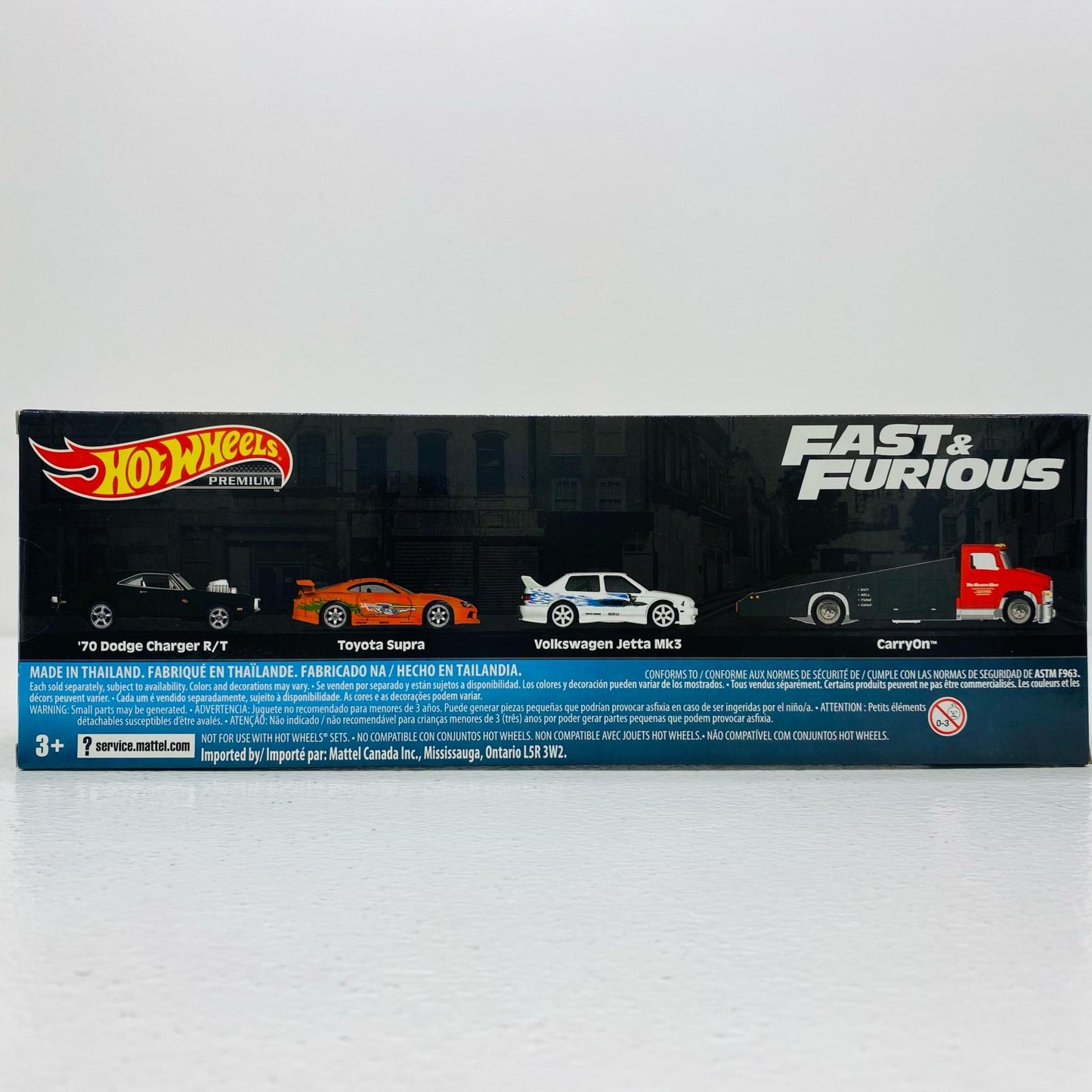 【中古】 FAST＆FURIOUS(4台セット)「HotWheelsPREMIUMワイルド・スピード」[GMH41]【フィギュア】
