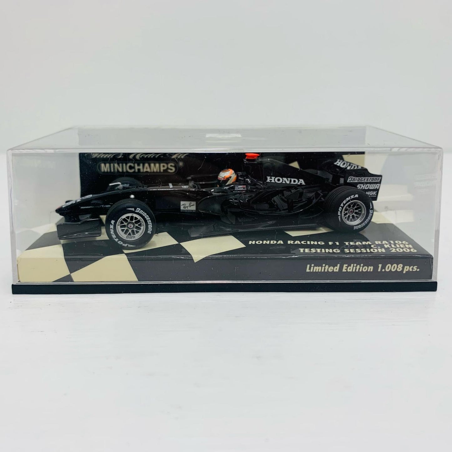 1/43HONDARACINGF1TEAMRA106TESTINGSESSION2006BRIDGESTONE(ブラック)[400060212]