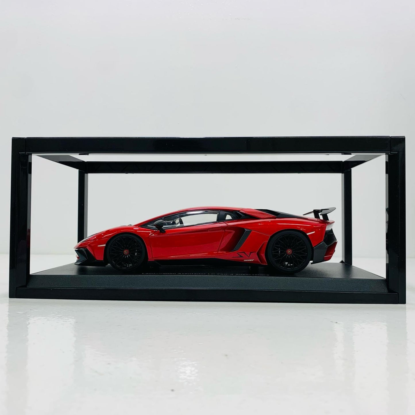 【中古】 1/18LamborghiniAventadorSV(レッド)「OUSIAシリーズ」[KSC09521R]【飾磨店】
