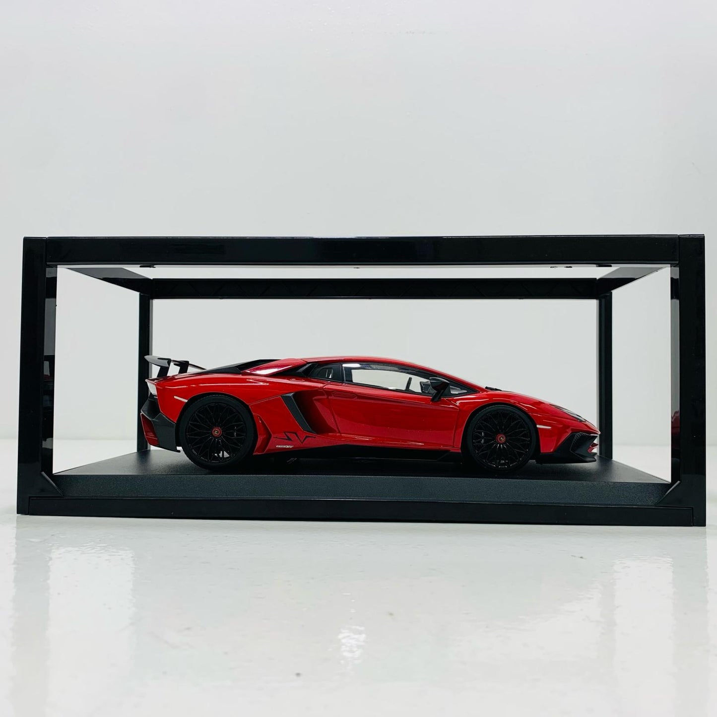 【中古】 1/18LamborghiniAventadorSV(レッド)「OUSIAシリーズ」[KSC09521R]【飾磨店】