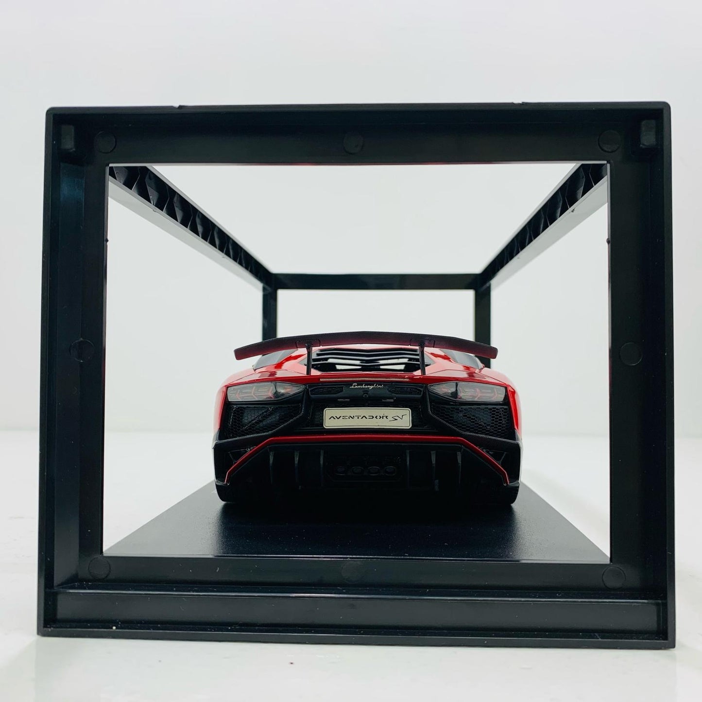 【中古】 1/18LamborghiniAventadorSV(レッド)「OUSIAシリーズ」[KSC09521R]【飾磨店】