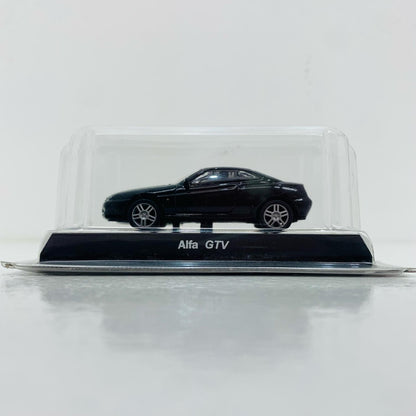 [Used] 1/64 Alfa Romeo GTV (Black) "Alfa Romeo Miniature Car Collection" Circle K Sunkus Limited
