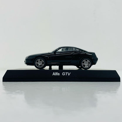 [Used] 1/64 Alfa Romeo GTV (Black) "Alfa Romeo Miniature Car Collection" Circle K Sunkus Limited