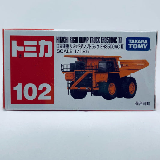 【中古】 1/185日立建機リジッドダンプトラックEH3500ACII(オレンジ)「トミカNo.102」【飾磨店】