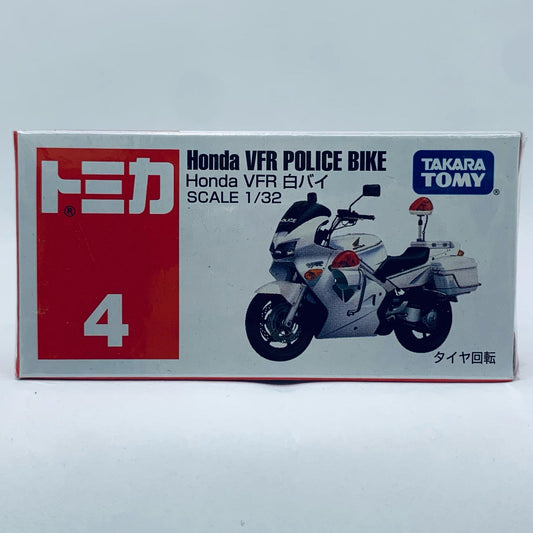 【中古】 1/32ホンダVFR800白バイ(ホワイト/赤箱/ベトナム製/タカラトミー)「トミカNo.4」【飾磨店】