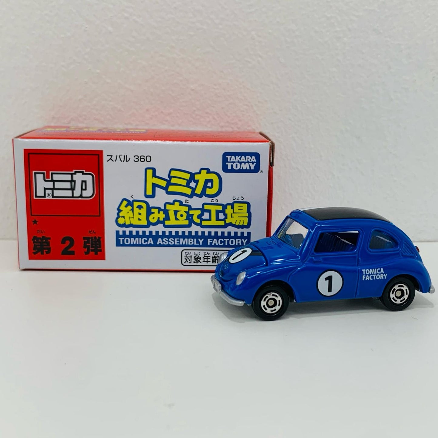 [Used] 1/50 Subaru 360 #1 (Blue x Black/Blue) "Tomica Assembly Factory Part 2"