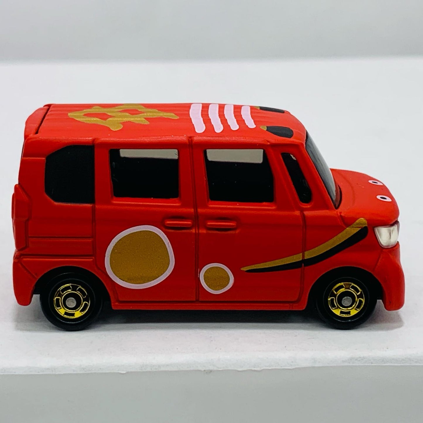 Used: 1/58 Honda NBOX Ox Household Safety (Red x Gold) "Manpuku Tomica"