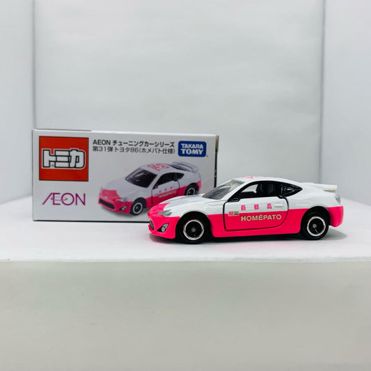 【中古】 1/60トヨタ86ホメパト仕様#TSC03(ホワイト×ピンク)「トミカAEONチューニングカーシリーズ第31弾」イオン限定