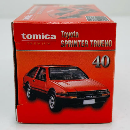 【中古】 1/60トヨタスプリンタートレノAE86(レッド)「トミカプレミアム40」トミカプレミアム発売記念仕様