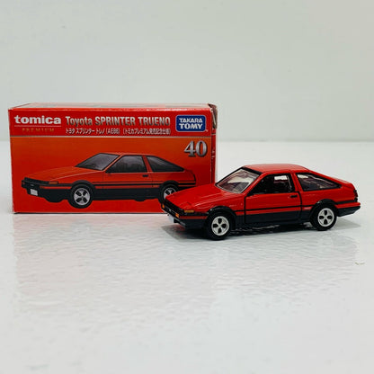 【中古】 1/60トヨタスプリンタートレノAE86(レッド)「トミカプレミアム40」トミカプレミアム発売記念仕様