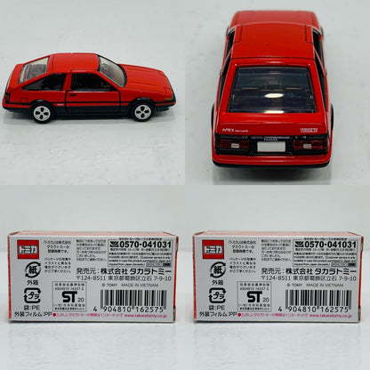 【中古】 1/60トヨタスプリンタートレノAE86(レッド)「トミカプレミアム40」トミカプレミアム発売記念仕様