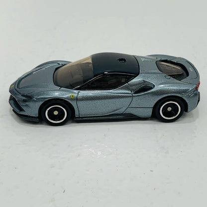 【中古】 1/62フェラーリSF90ストラダーレ(グレー×ブラック)「トミカNo.120」初回特別仕様