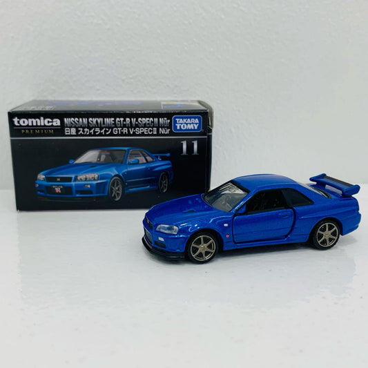 【中古】 1/62日産スカイラインGT-RV-SPECIINur(ブルー)「トミカプレミアム11」【飾磨店】