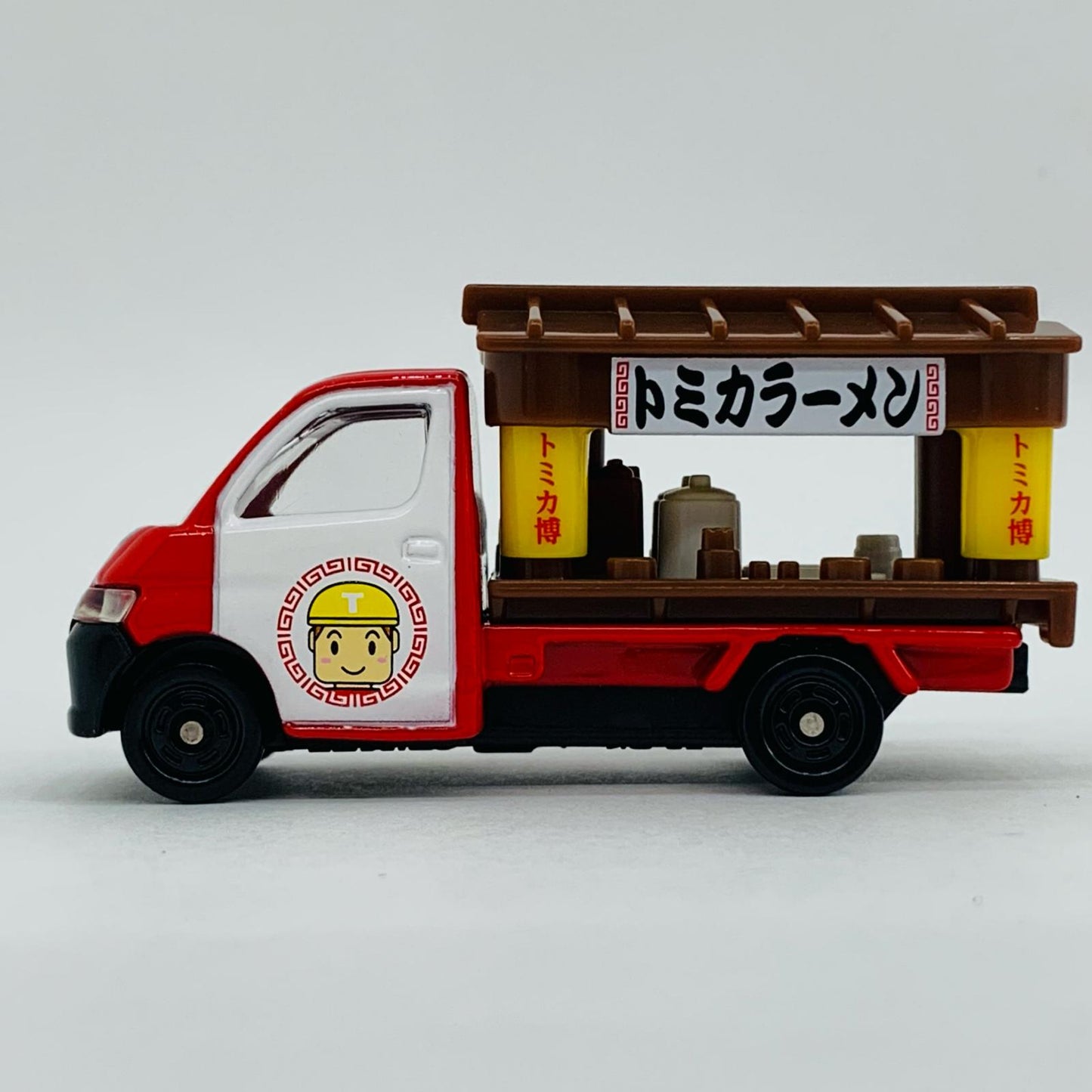 【中古】 1/64トヨタタウンエーストラックトミカ博ラーメン屋台(レッド×ホワイト×ブラウン)「トミカイベントモデルNo.17」