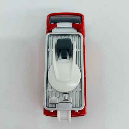 【中古】 1/64トヨタハイエーストミカタウン消防無線中継者(レッド×シルバー×ホワイト)「トミカ」トミカショップオリジナル