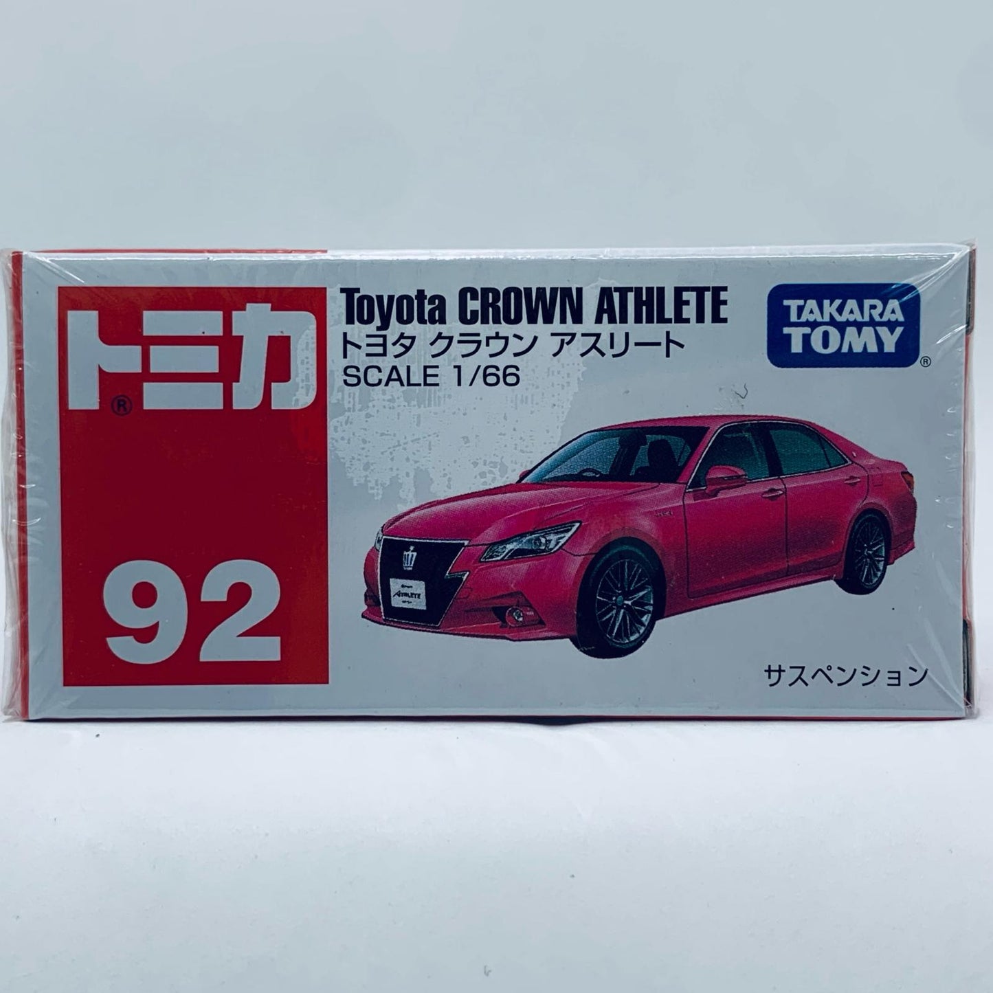 [Used] 1/66 Toyota Crown Athlete (Pink) "Tomica No.92"