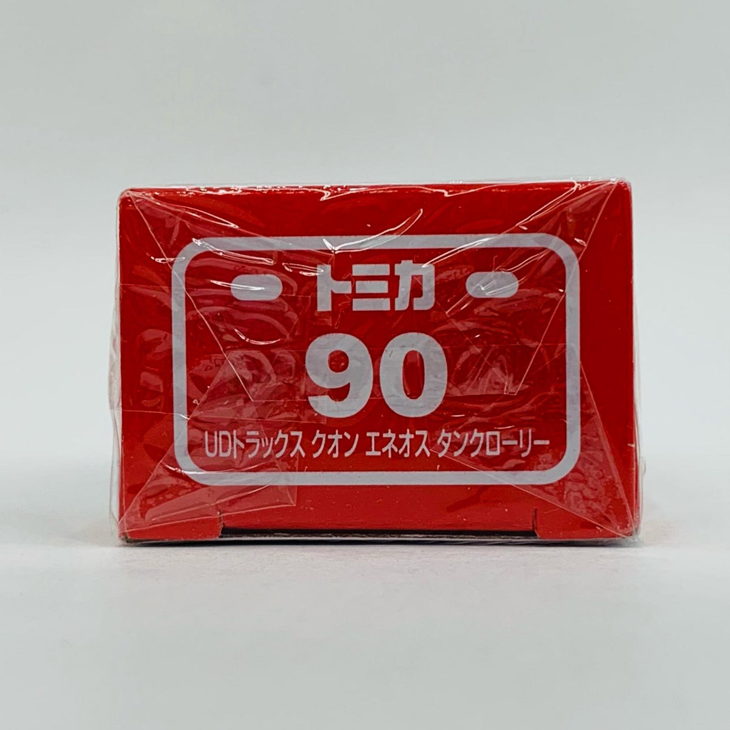 [Used] UD Trucks Quon Eneos Tank Lorry (Ivory x Gray x Orange / Red Box) "Tomica No. 90"