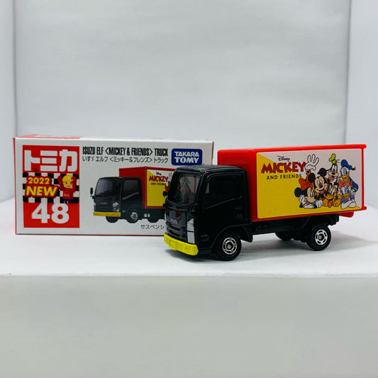 【中古】 いすゞエルフ＜ミッキー＆フレンズ＞トラック(赤箱)「トミカNo.48」