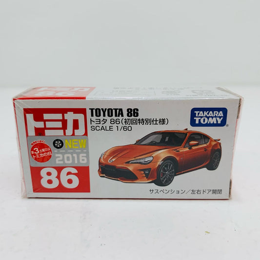 【中古】 トヨタ86初回特別仕様「トミカNo.86」
