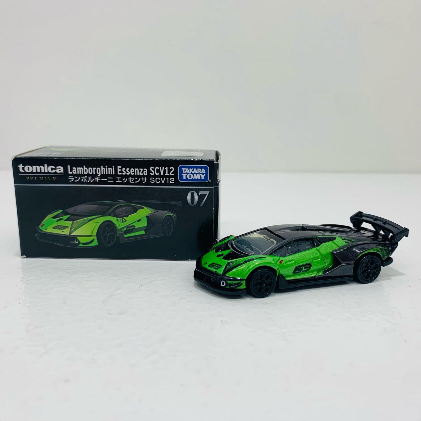 【中古】 1/70 ランボルギーニ エッセンサ SCV12(ブラック×グリーン) 「トミカプレミアム 07」