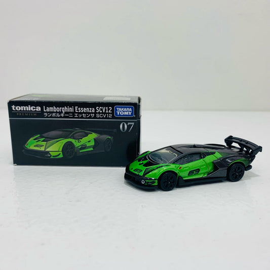 【中古】 1/70 ランボルギーニ エッセンサ SCV12(ブラック×グリーン) 「トミカプレミアム 07」