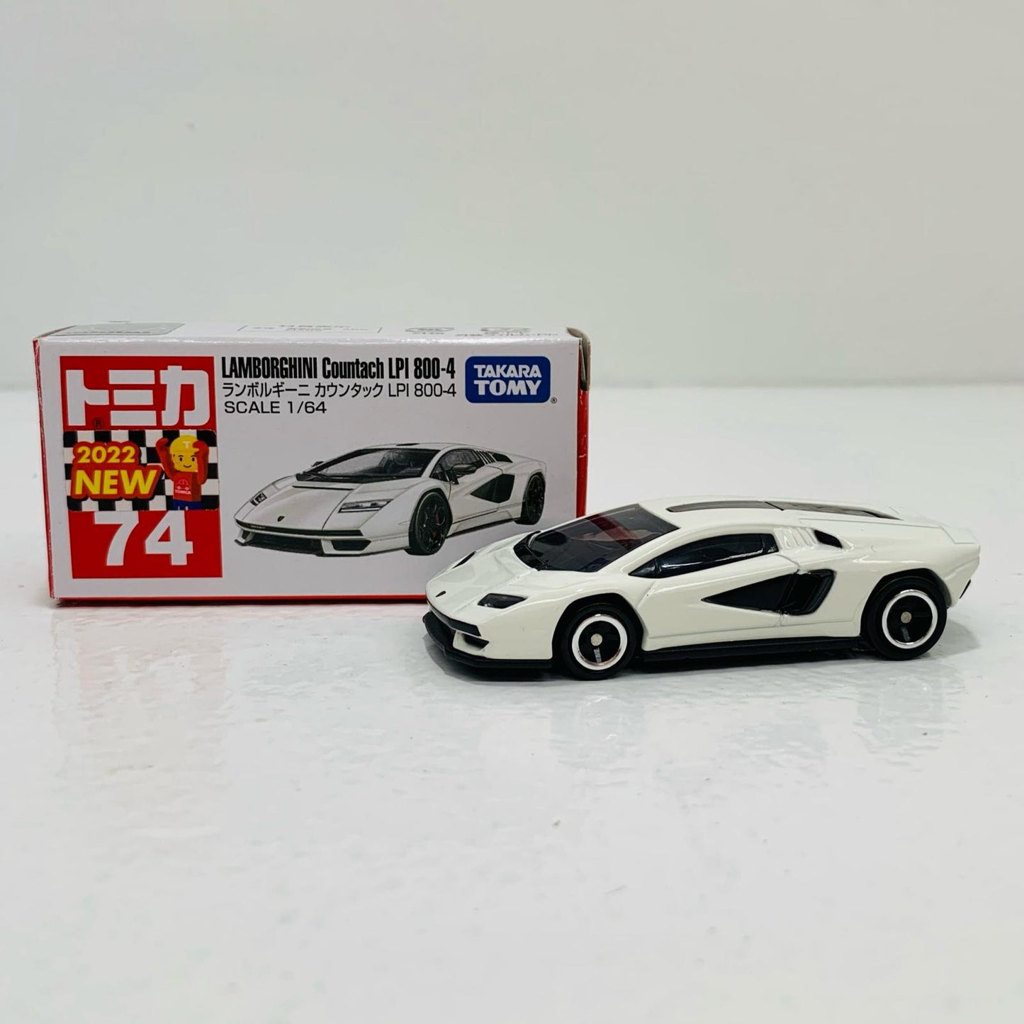 【中古】 ランボルギーニカウンタックLPI800-4(赤箱)「トミカNo.74」