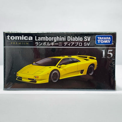 【中古】 ランボルギーニディアブロSV(イエロー)「トミカプレミアム15」