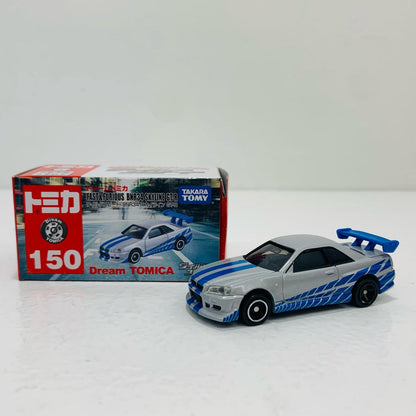 【中古】 ワイルド・スピードBNR34スカイラインGT-R(シルバー×ブルー)「ドリームトミカNo.150」
