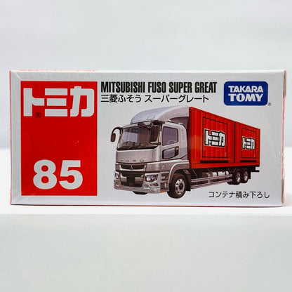 [Used] Mitsubishi Fuso Super Great (White x Red) "Tomica No. 85"
