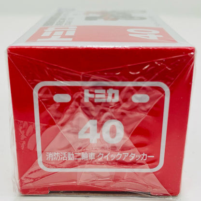 1/32 Firefighting Motorcycle Quick Attacker (Red x Black) "Tomica No. 40"