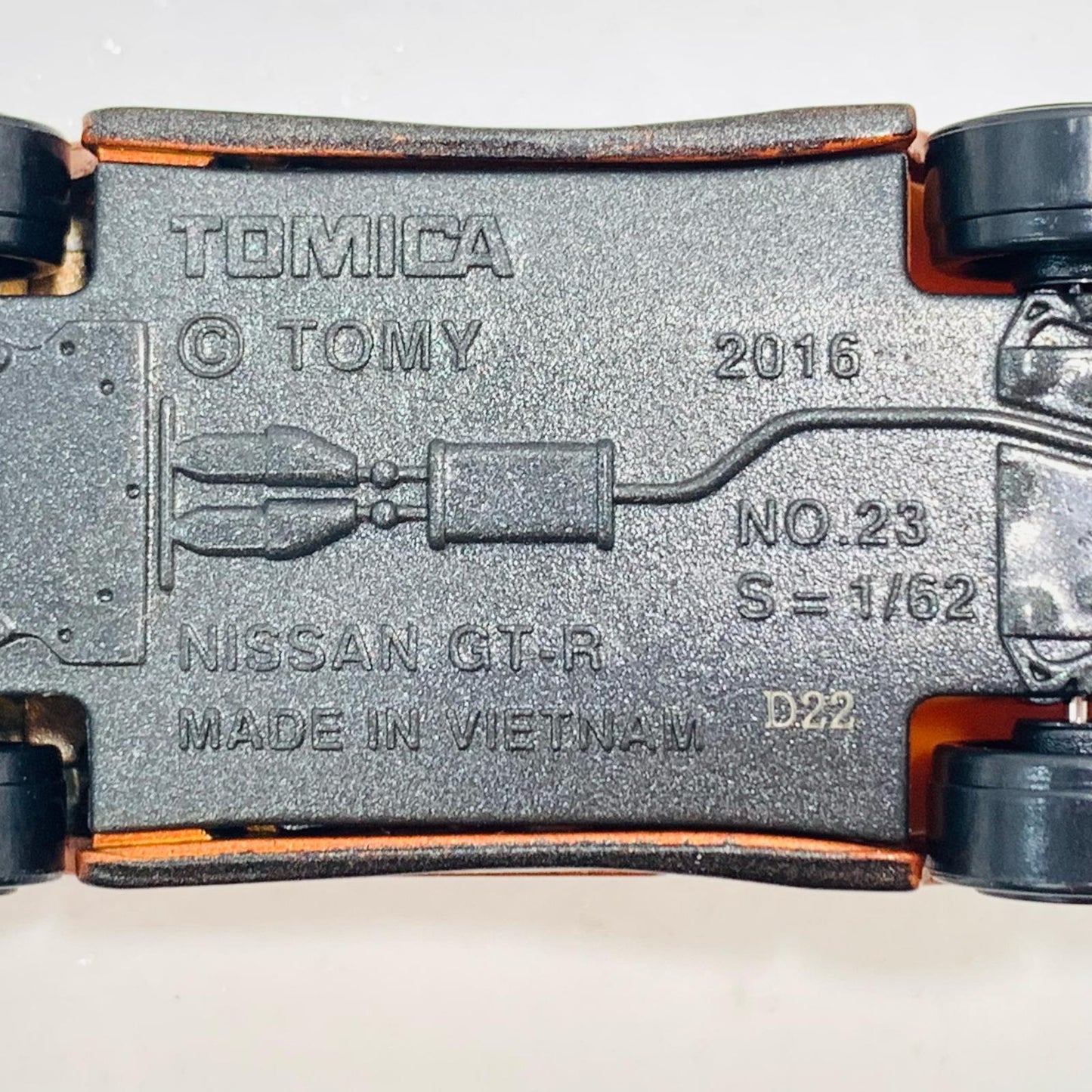 【中古】 日産GT-R(オレンジ)「トミカNo.23」