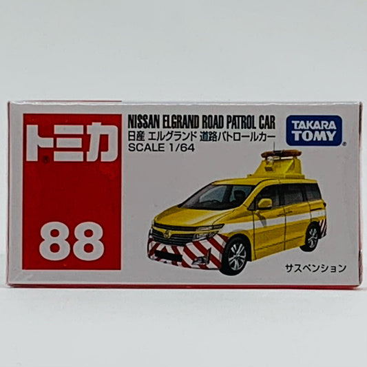 【中古】 日産エルグランド道路パトロールカー(イエロー)「トミカNo.88」【飾磨店】