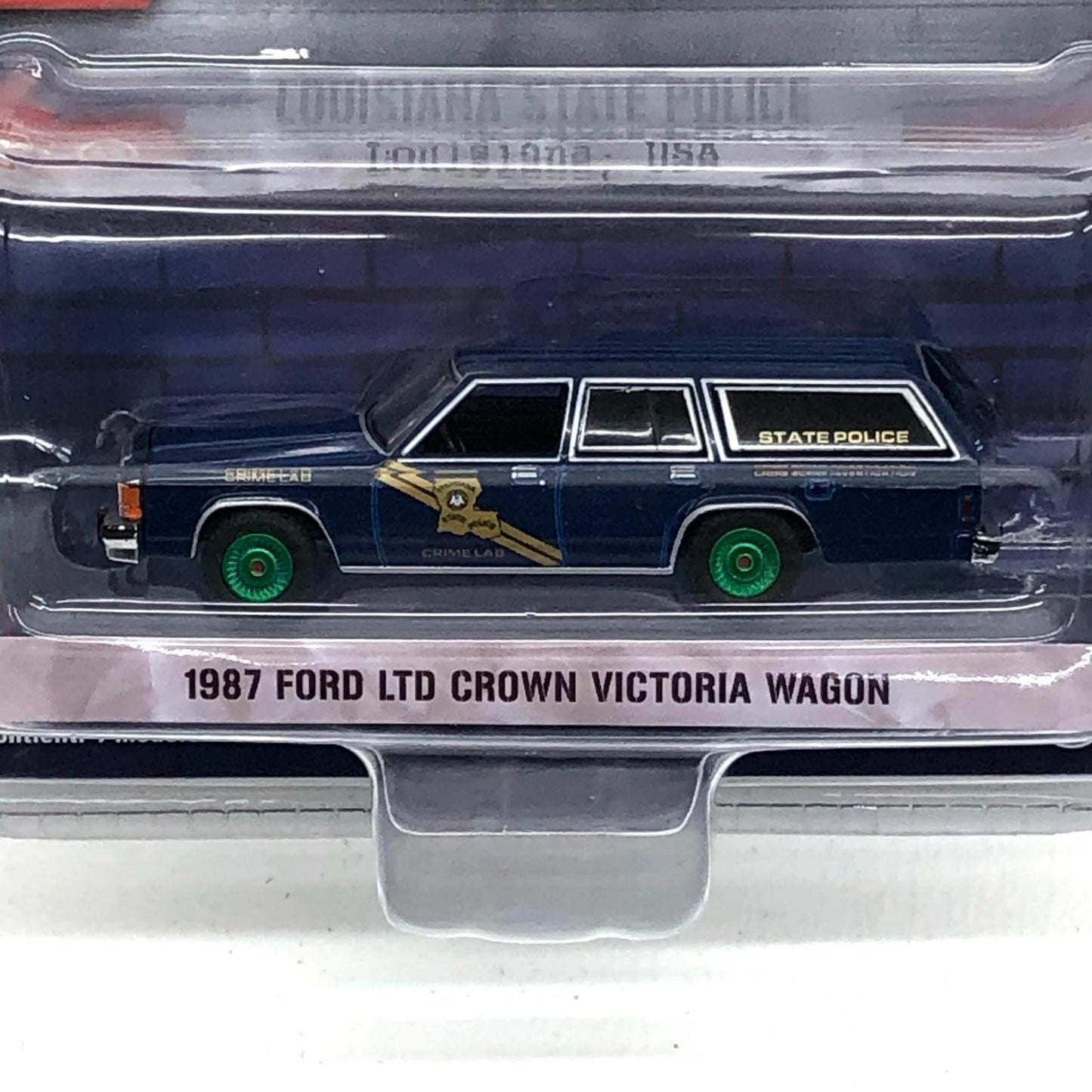 [Used] 1/64 1987 Ford LTD Crown Victoria Wagon - Louisiana State Police Crime Scene Investigation Crime Lab "Hot Pursuit Series 32" [42890]