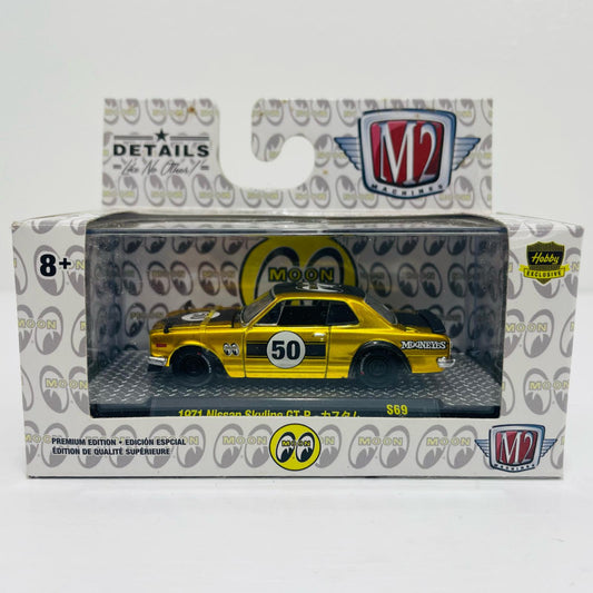 1/641971NissanSkylineGT-R(リキッドゴールド)「MOONEYESSPECIALRELEASE」[32500-S69]