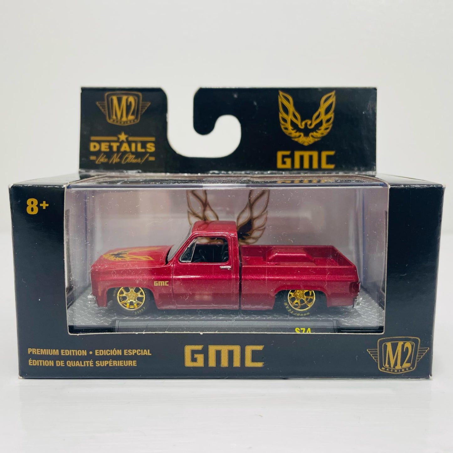 1/641976GMCSierraGrande15-Custom(ファイアソーンレッドメタリック)「Auto-TrucksReleaseS74」[32500-S74]
