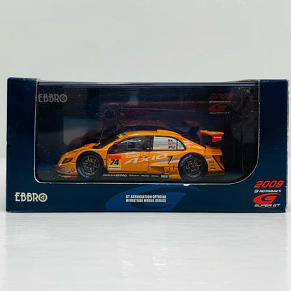 1/43CAROLLAAxioaprSUPERGT3002009HASEPRO#74(オレンジ)「オートバックスSUPERGT2009シリーズ」[44229]