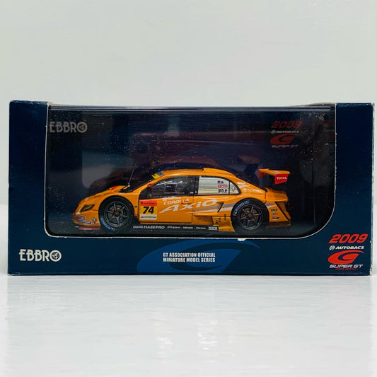 1/43CAROLLAAxioaprSUPERGT3002009HASEPRO#74(オレンジ)「オートバックスSUPERGT2009シリーズ」[44229]
