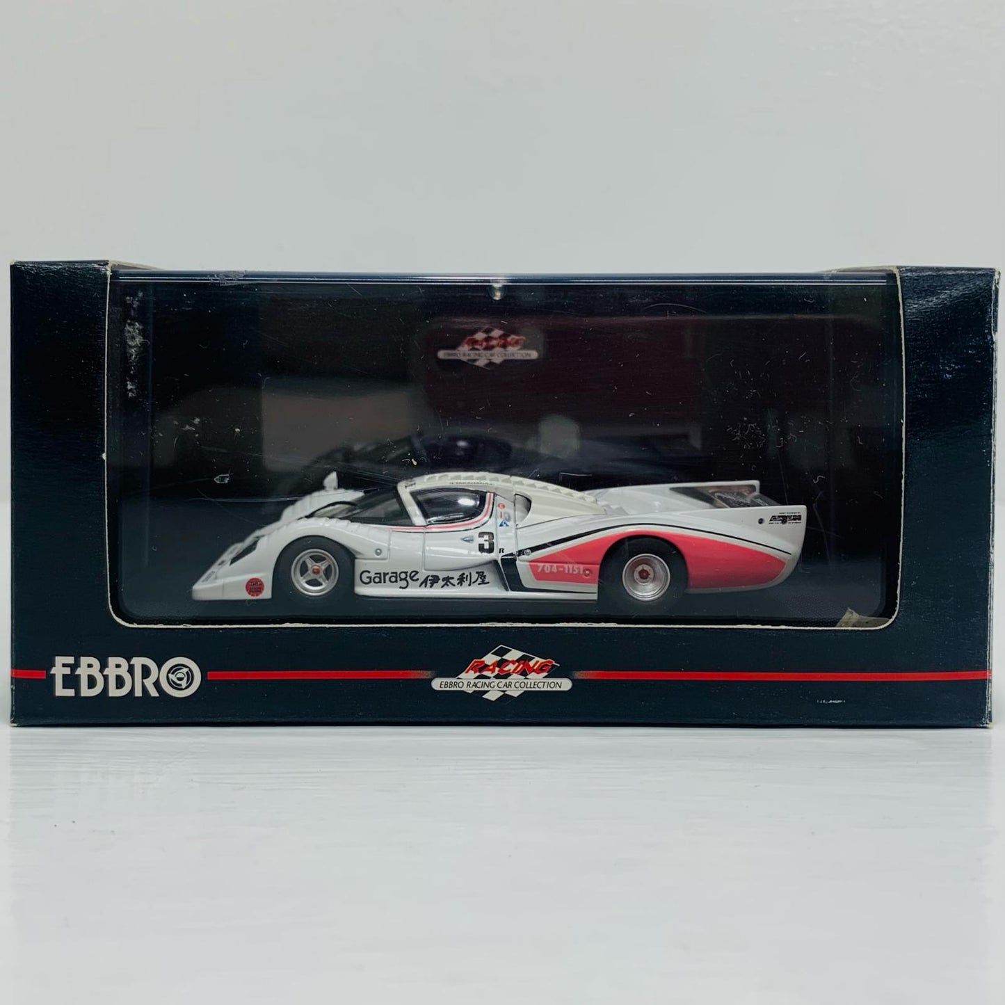1/43MoonCraft紫電Shiden77Coupe伊太利屋#3(ホワイト×ピンク)「RacingCarCollection」[43926]
