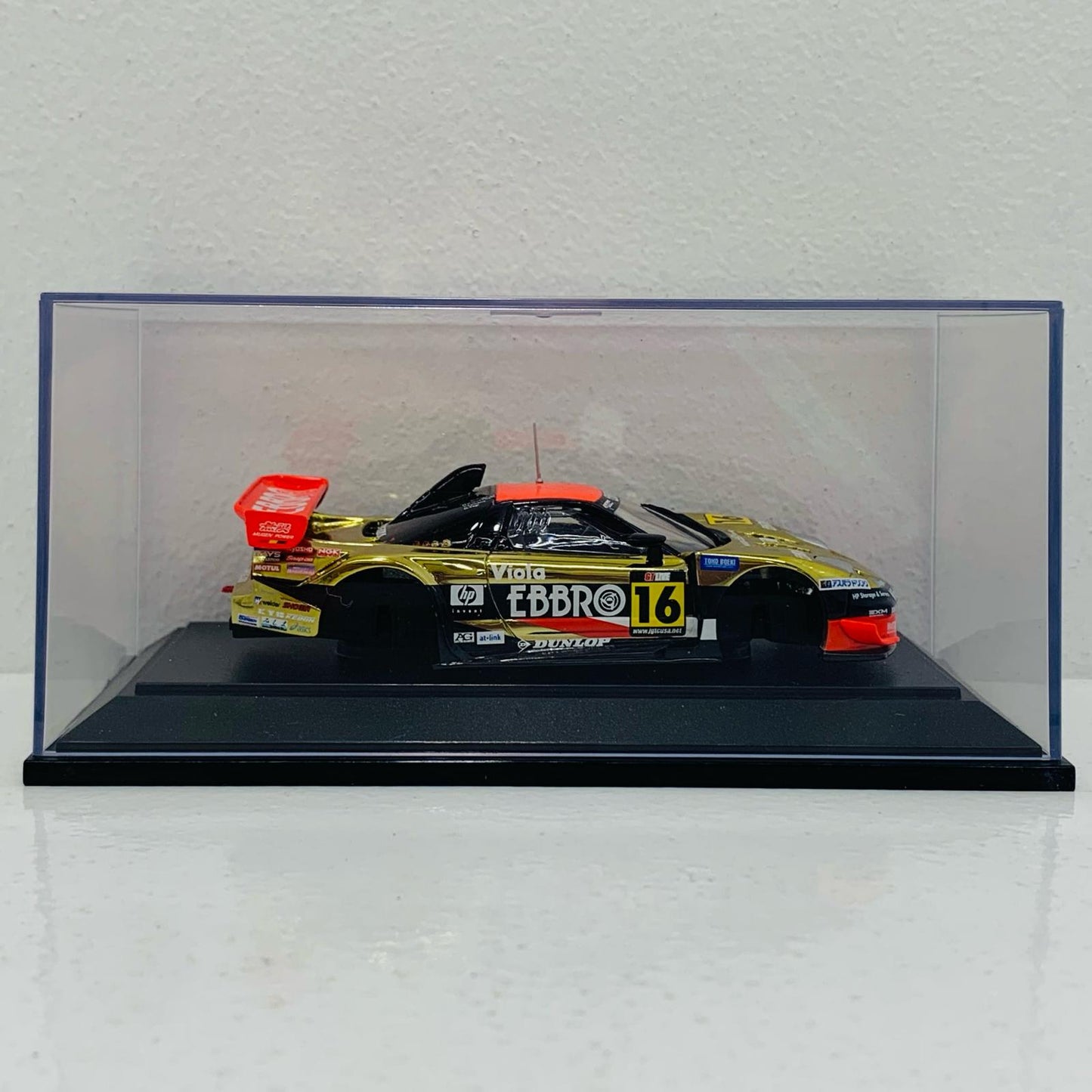 1/43M-TECNSXAllStarカリフォルニア・スピードウェイJGTC2004EBBRO#16(ゴールド)「オートバックスGT2004シリーズ」[43670]