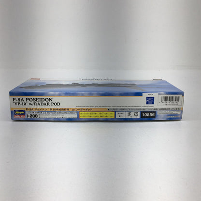 [Used] Airplane plastic model P-8A Poseidon 10th Patrol Squadron w Radar Pod 1/200 10856 [Kakogawa Logistics] 
