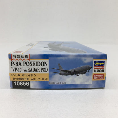 [Used] Airplane plastic model P-8A Poseidon 10th Patrol Squadron w Radar Pod 1/200 10856 [Kakogawa Logistics] 
