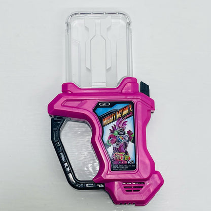 [単品]マイティアクションXガシャット(メモリアルフィニッシュVer.)「DX仮面ライダーエグゼイドメモリアルフィニッシュガシャットセット仮面ライダーエグゼイドプレミアムバンダイ限定」同梱品